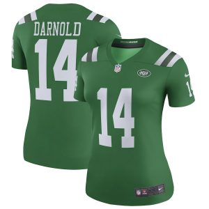 Women’s New York Jets Nike Sam Darnold Green Color Rush Legend Jersey