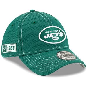 New York Jets New Era 2019 NFL Sideline Road Official 39THIRTY Flex Hat – Green