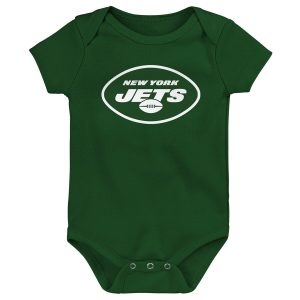 New York Jets Newborn Primary Team Logo Bodysuit – Green