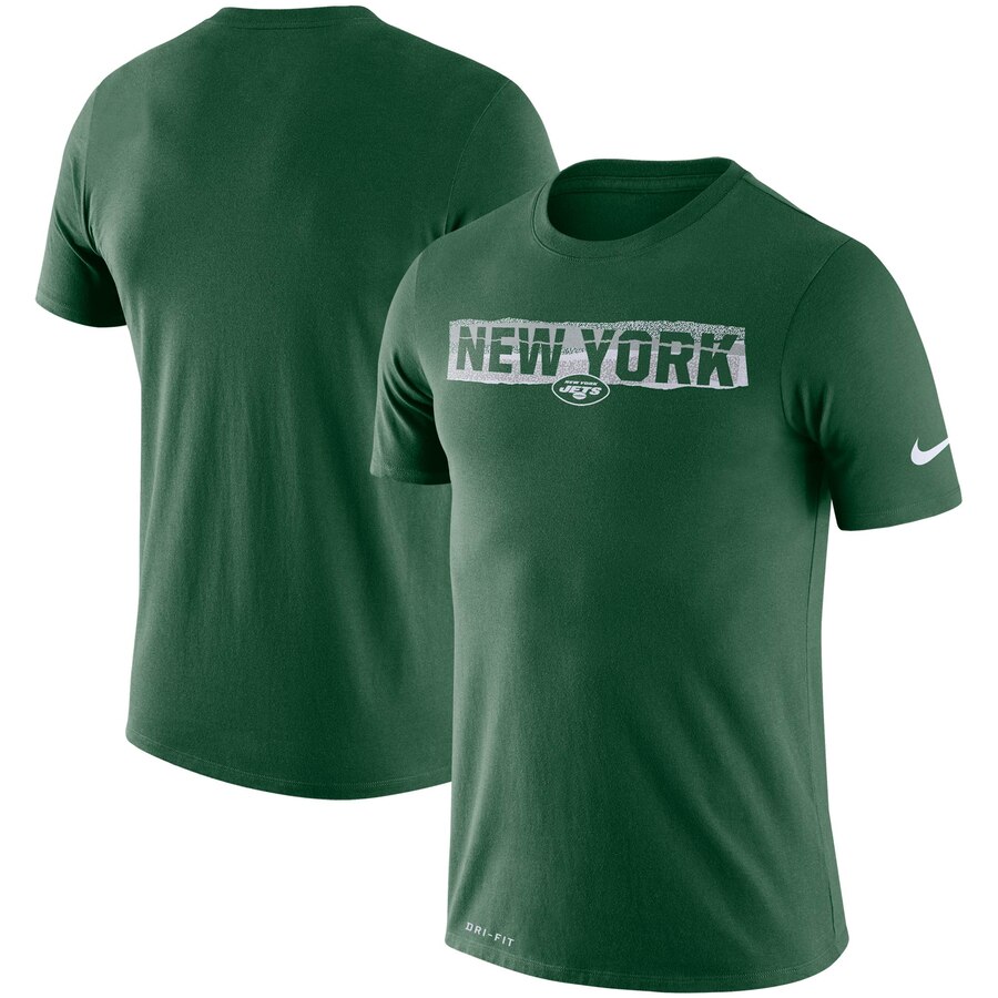 New York Jets Nike Fan Gear Mezzo Tear Performance T-Shirt – Green ...