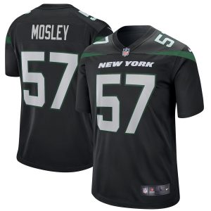 C.J. Mosley New York Jets Nike Game Jersey – Stealth Black