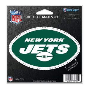 New York Jets WinCraft 5″ Die Cut Magnet